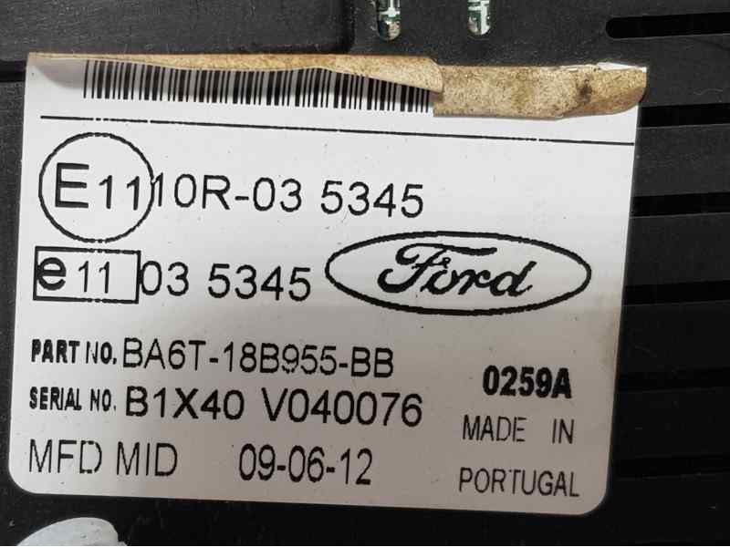 Recambio de pantalla multifuncion para ford fiesta (cb1) titanium referencia OEM IAM BA6T18B955BB  