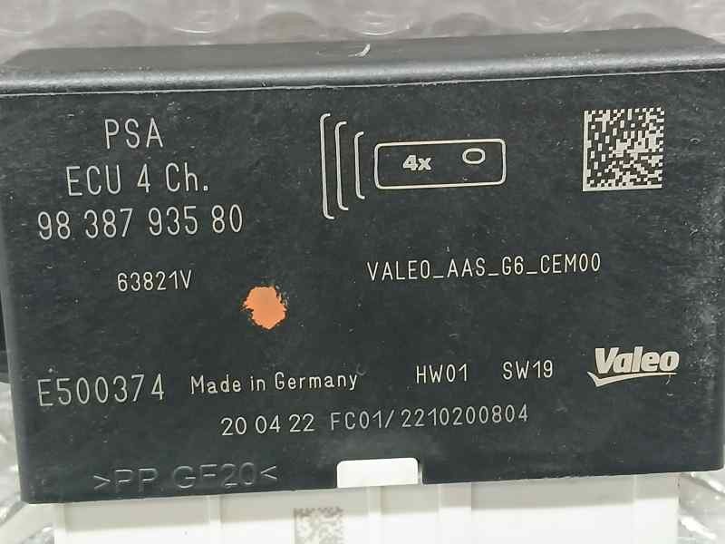 Recambio de modulo electronico para peugeot 2008 (p1) e-active referencia OEM IAM 9838793580 E500374 VALEO
