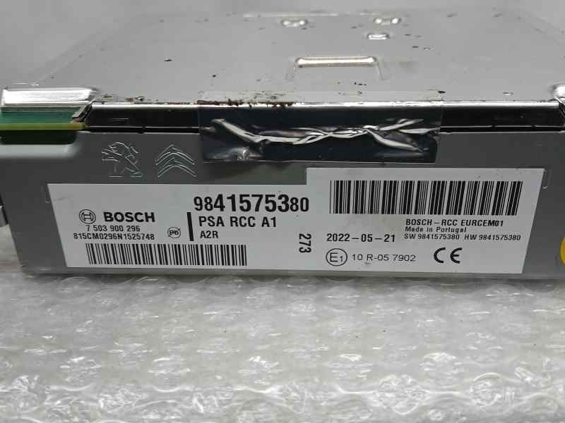 Recambio de modulo electronico para peugeot 2008 (p1) e-active referencia OEM IAM 9841575380 7503900296 BOSCH SISTEMA AUDIO RADI