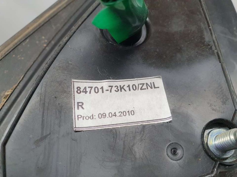 Recambio de retrovisor derecho para suzuki swift berlina (mz) gl (5-ptas.) referencia OEM IAM 8470173K10  ELECTRICO 8 CABLES TOC