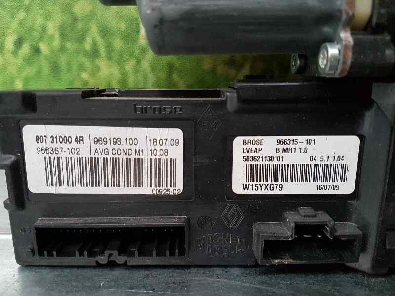 Recambio de motor elevalunas delantero izquierdo para renault megane iii berlina 5 p dynamique referencia OEM IAM 807310004R 969