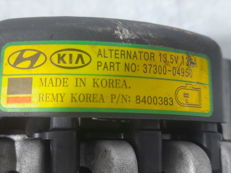 Recambio de alternador para kia rio iv (yb, sc, fb) 1.0 t-gdi 100 referencia OEM IAM 3730004950 8400383 