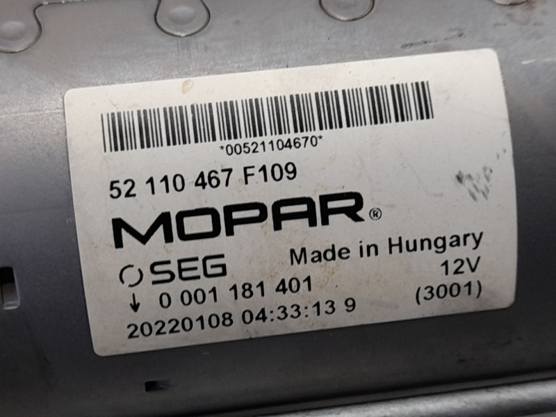 Recambio de motor arranque para fiat doblo cargo (263_) 1.6 d multijet referencia OEM IAM 52110464  