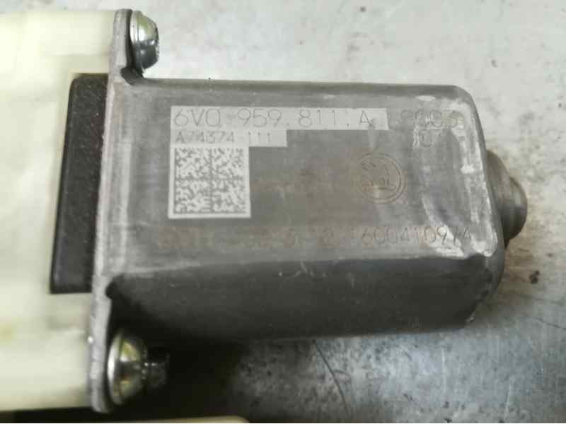 Recambio de elevalunas trasero izquierdo para skoda fabia ambition referencia OEM IAM 6V0959811A  ELECTRICO 6 PINS