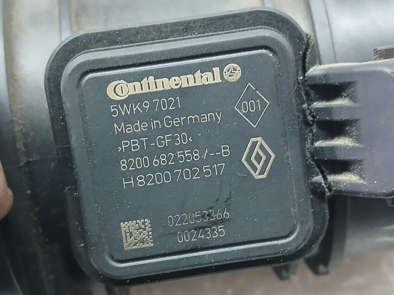 Recambio de caudalimetro para nissan juke (f15) acenta referencia OEM IAM 8200682558B 5WK97021 CONTINENTAL