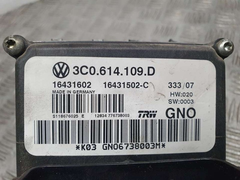 Recambio de abs para volkswagen passat berlina (3c2) advance referencia OEM IAM 3C0614109D 16431502C TRW