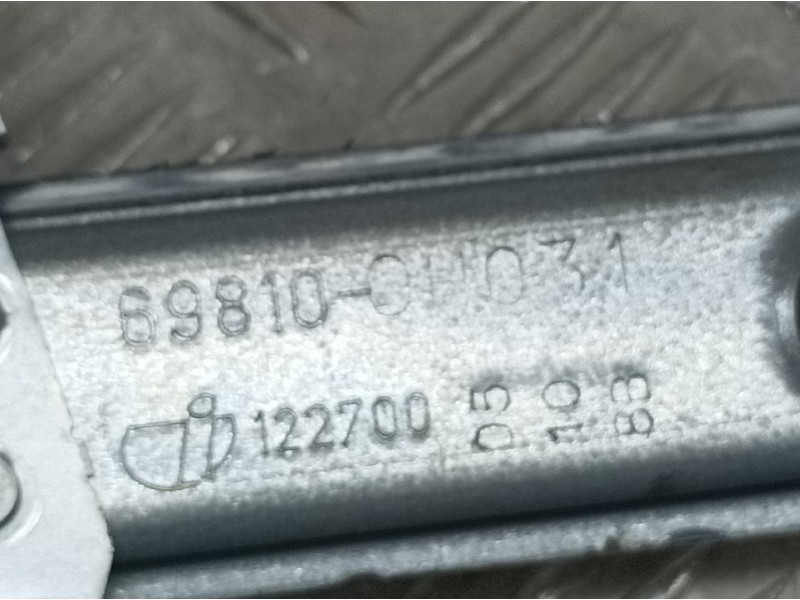 Recambio de elevalunas delantero derecho para citroën c1 elle referencia OEM IAM 69810OH031  ELÉCTRICO 2 PINS