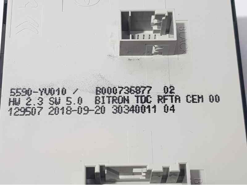 Recambio de mando climatizador para citroën c1 elle referencia OEM IAM 5590YV010  