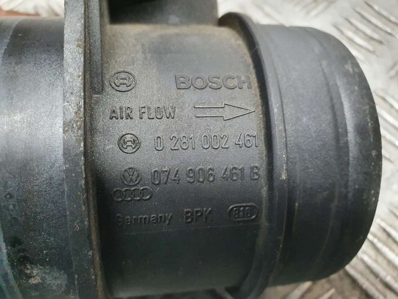 Recambio de caudalimetro para volkswagen passat berlina (3c2) advance referencia OEM IAM 074906461B 0281002461 BOSCH