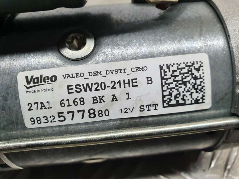 Recambio de motor arranque para peugeot 5008 gt line 1.5 hdi 130 cv referencia OEM IAM 9832577880 27A16168BK VALEO