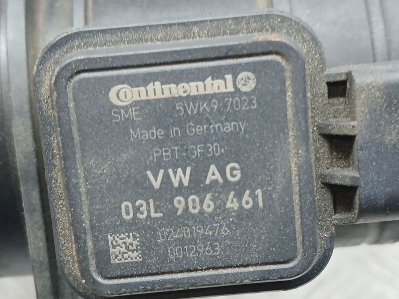 Recambio de caudalimetro para audi a3 (8p1) 1.6 tdi referencia OEM IAM 03L906461 CONTINENTAL 5WK97023