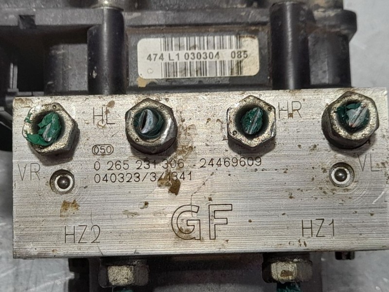 Recambio de abs para opel corsa c cosmo referencia OEM IAM 0265231306  