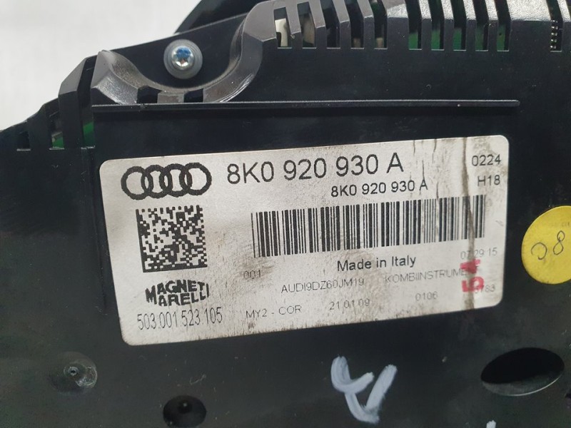 Recambio de cuadro instrumentos para audi a4 ber. (b8) básico quattro referencia OEM IAM 8K0920930C 503001523105 
