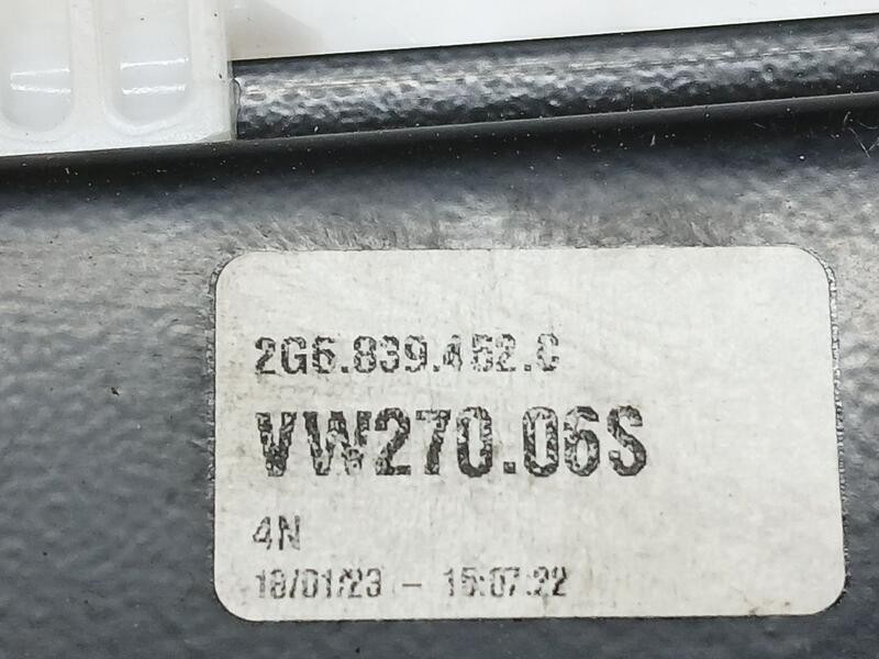Recambio de elevalunas trasero derecho para volkswagen polo advance referencia OEM IAM 2G6839462C ELECTRICO 5 PINS 