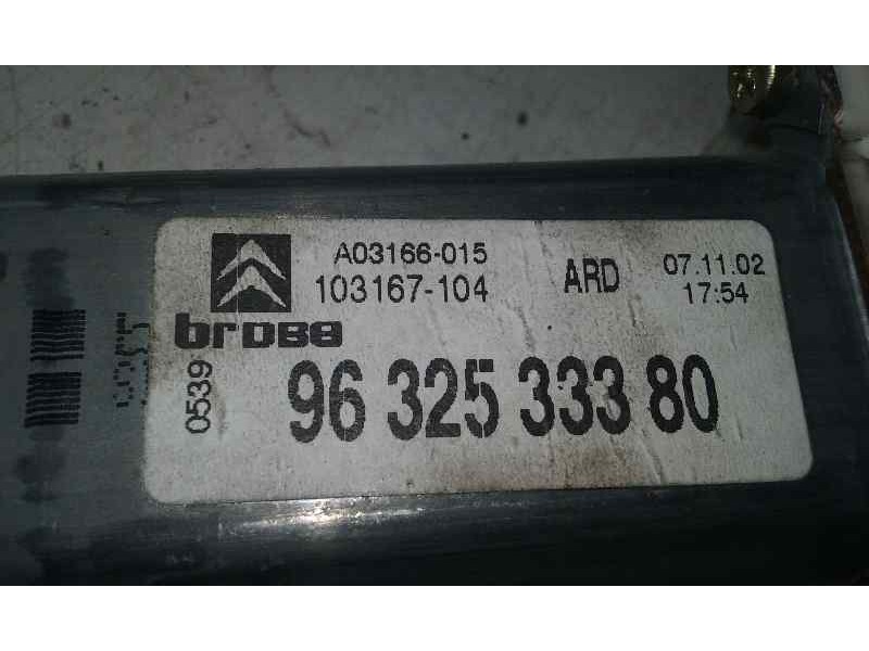 Recambio de motor elevalunas trasero derecho para citroën c5 berlina 2.0 hdi premier referencia OEM IAM 9632533380 6 PINS BROSE