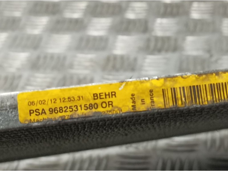 Recambio de condensador / radiador aire acondicionado para citroën c4 lim. seduction referencia OEM IAM 9682531580  BEHR