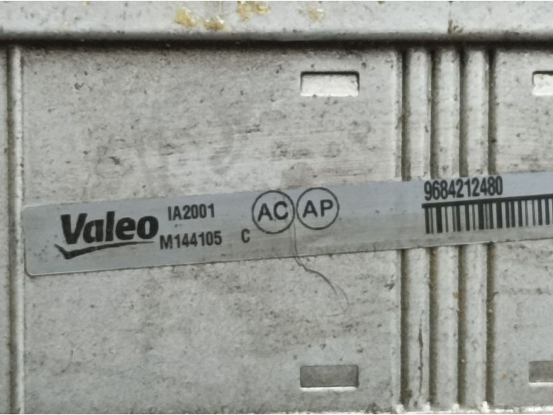 Recambio de intercooler para citroën c4 lim. seduction referencia OEM IAM 9684212480 M144105C VALEO