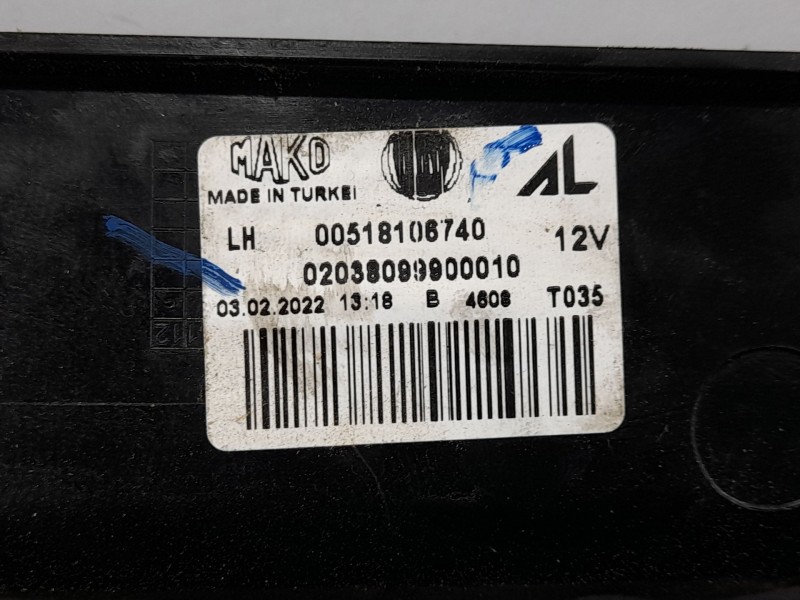 Recambio de piloto trasero izquierdo para fiat doblo cargo (263_) 1.6 d multijet referencia OEM IAM 51810674 TOCADO 