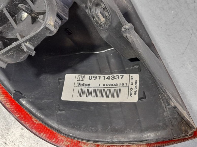 Recambio de piloto trasero derecho para opel corsa c cosmo referencia OEM IAM 09114337  VALEO