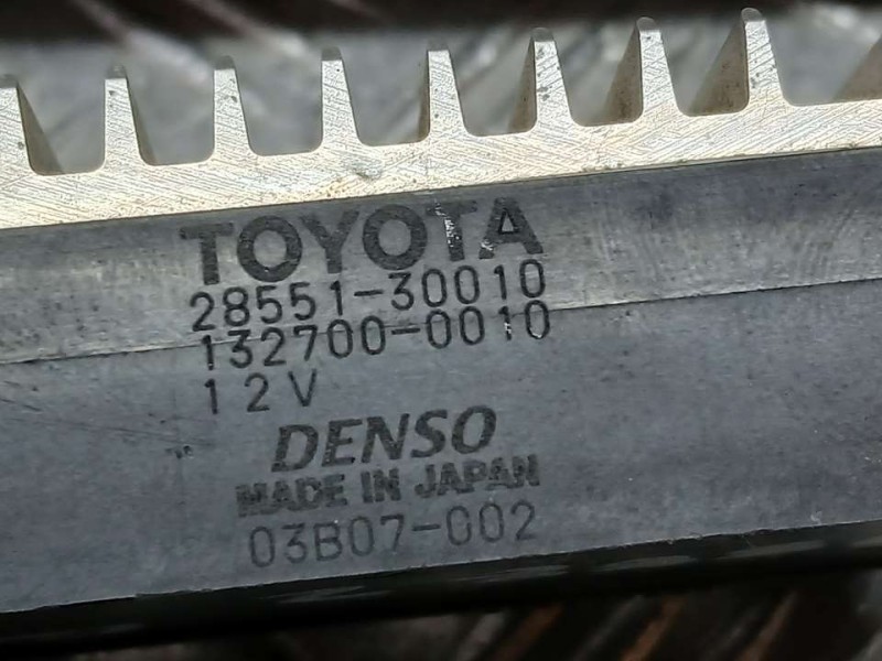 Recambio de caja precalentamiento para toyota land cruiser (j15) vx referencia OEM IAM 2855130010 1327000010 DENSO