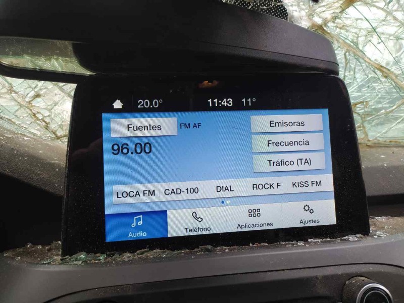 Recambio de sistema navegacion gps para ford focus st-line referencia OEM IAM JX7118B955GA  ROZADO VER FOTOS