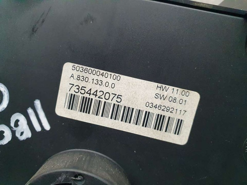 Recambio de mando climatizador para fiat bravo (198) 1.9 dynamic multijet referencia OEM IAM 735442075 A83013300 