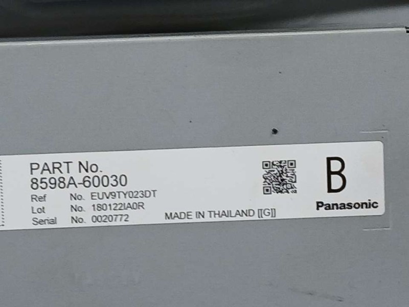 Recambio de modulo electronico para toyota land cruiser (j15) vx referencia OEM IAM 8598A60030 180122IA0R 