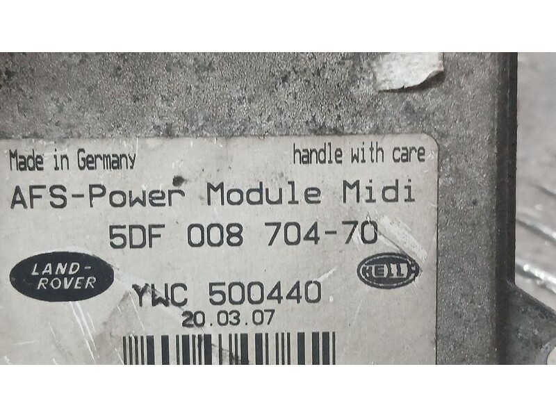 Recambio de centralita faros xenon para land rover range rover (lm) v8 td vogue referencia OEM IAM YWC500440 HELLA IZQUIERDA 5DF