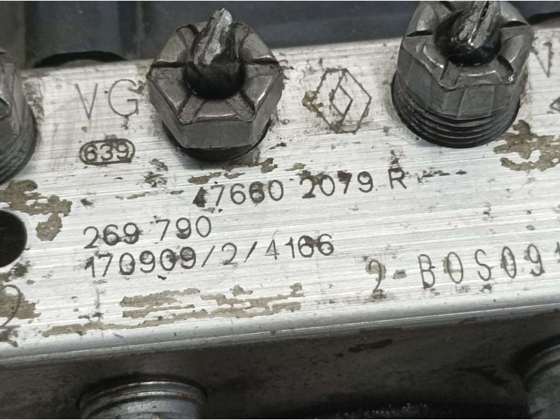 Recambio de abs para renault kangoo profesional referencia OEM IAM 476602079R 269790 