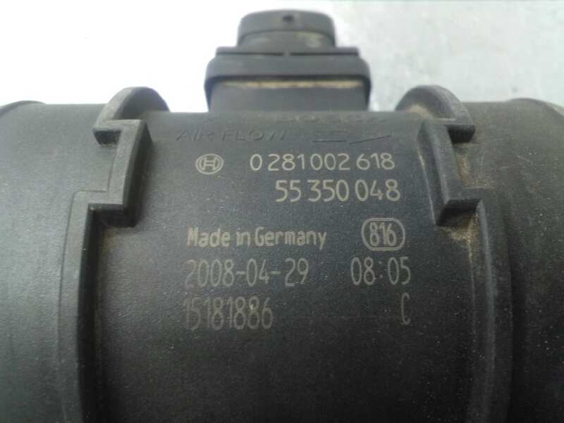 Recambio de caudalimetro para opel corsa d cmon referencia OEM IAM 55350048 0281002618 BOSCH