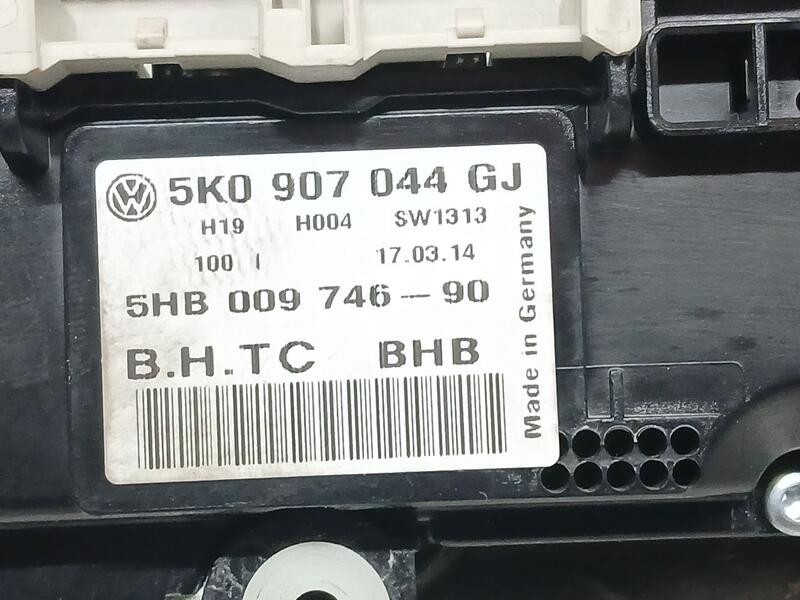 Recambio de mando climatizador para volkswagen tiguan (5n2) blue motion tig referencia OEM IAM 5K0907044GJ  5HB00974690