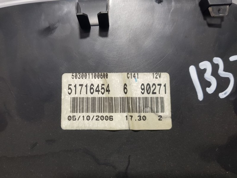 Recambio de cuadro instrumentos para fiat punto (evo) (199) mylife referencia OEM IAM 51766454 503001100600 