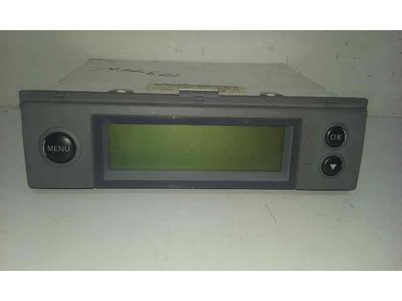 Recambio de pantalla multifuncion para nissan micra (k12e) acenta referencia OEM IAM   