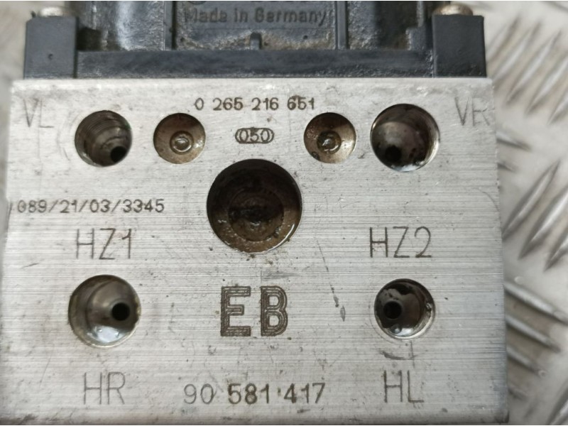 Recambio de abs para opel astra g berlina comfort referencia OEM IAM 90581417 0265216651 BOSCH