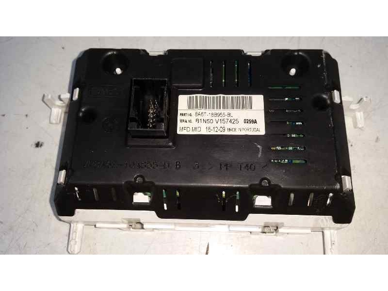 Recambio de pantalla multifuncion para ford fiesta (cb1) ambiente referencia OEM IAM 8A6T18B955BL  