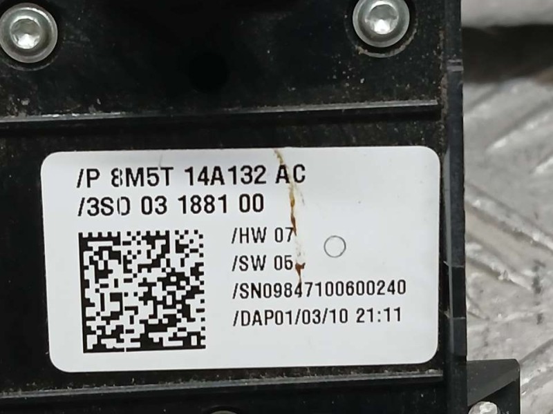 Recambio de mando elevalunas delantero izquierdo para ford kuga (cbv) titanium referencia OEM IAM 8M5T14A132AC  C/ MANDO RETROVI