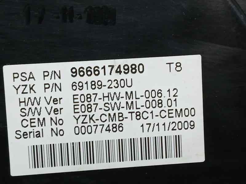 Recambio de cuadro instrumentos para peugeot 3008 premium referencia OEM IAM 966174980 69189230U 
