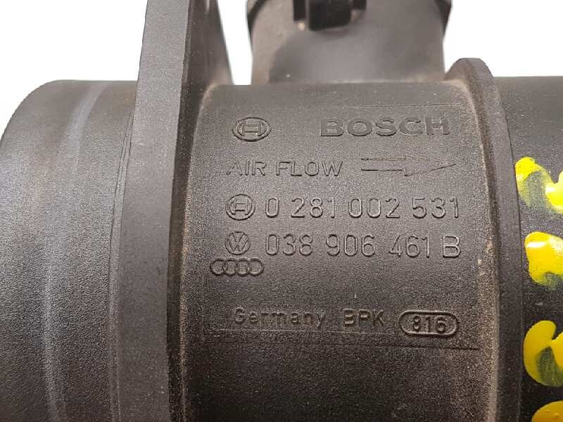 Recambio de caudalimetro para volkswagen polo (9n3) 1.4 tdi referencia OEM IAM 038906461B 0281002531 BOSCH