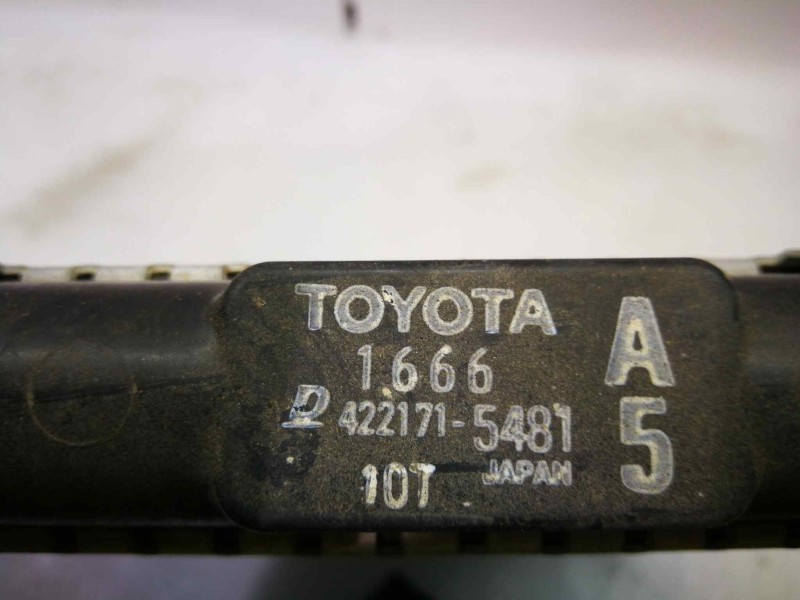 Recambio de radiador agua para toyota corolla (e11) 1.6 16v cat referencia OEM IAM 4221715481  