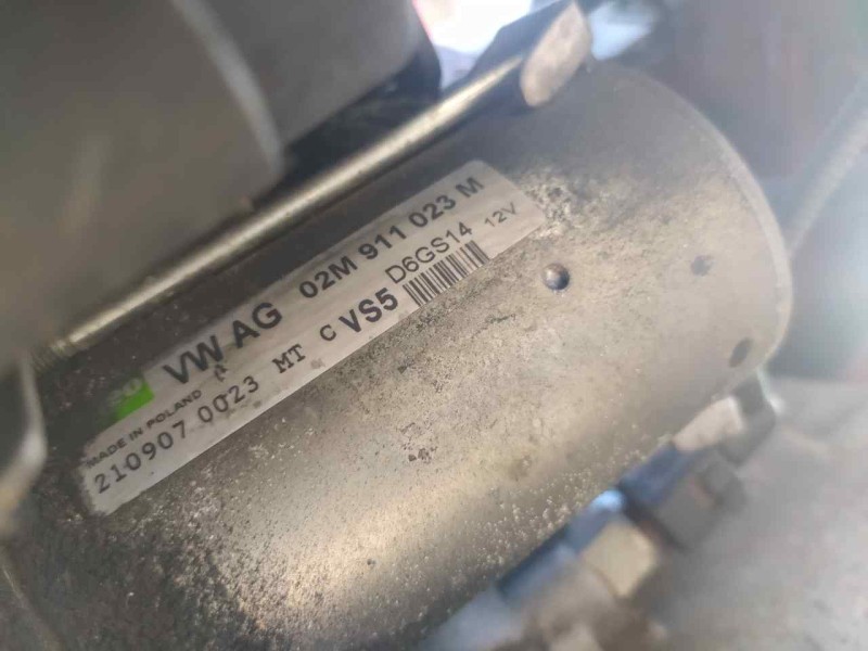 Recambio de motor arranque para audi tt (8j3/8j9) tfsi coupe referencia OEM IAM 02M911023GX  