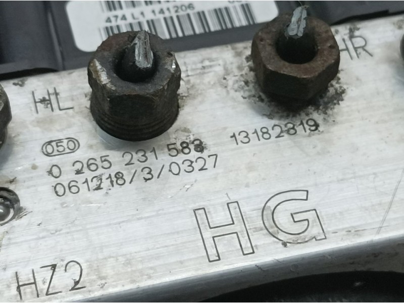 Recambio de abs para opel meriva enjoy referencia OEM IAM 13182819 0265231583 BOSCH
