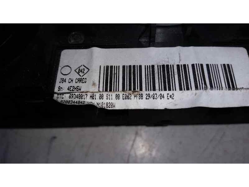 Recambio de mando climatizador para renault scenic ii confort authentique referencia OEM IAM 69340017 8200344842 VALEO
