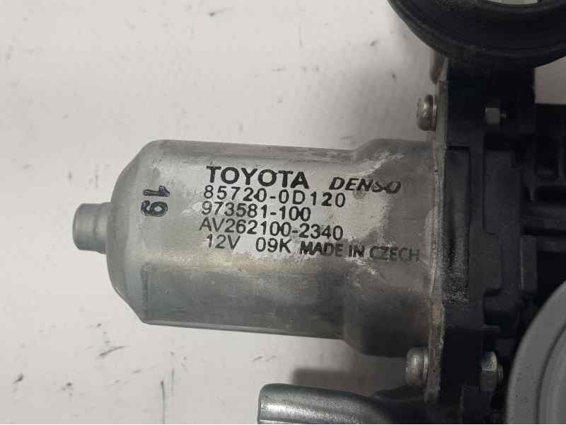 Recambio de elevalunas trasero derecho para toyota auris luna referencia OEM IAM 857200D120 973581100 DENSO ELECTRICO
