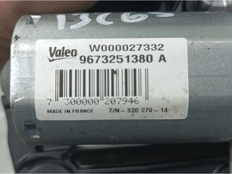 Recambio de motor limpia trasero para peugeot 208 active referencia OEM IAM 9673251380A W000027332 VALEO