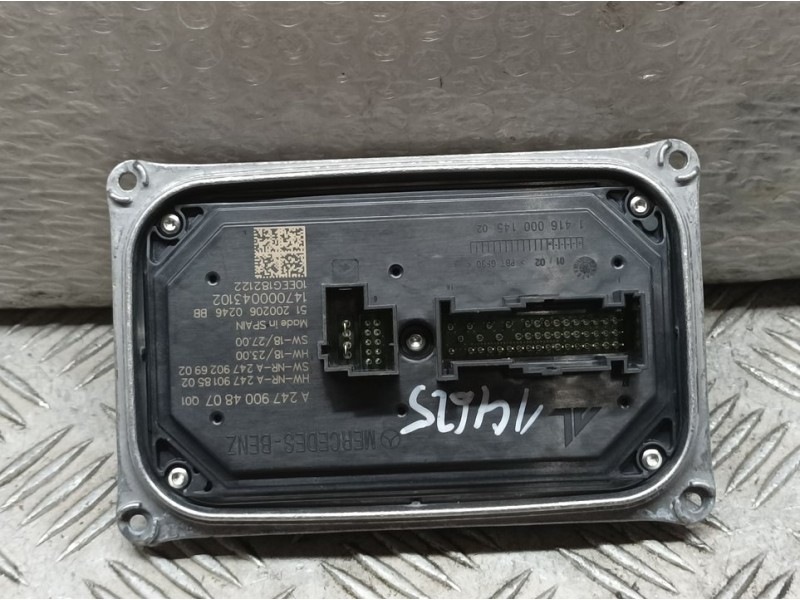 Recambio de centralita faro para mercedes-benz clase b (247) b180 referencia OEM IAM A2479004807 147000043102 LEDS AL