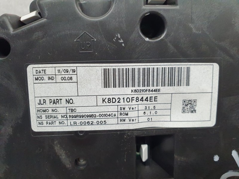 Recambio de cuadro instrumentos para land rover range rover evoque evoque referencia OEM IAM K8D210F844EE  