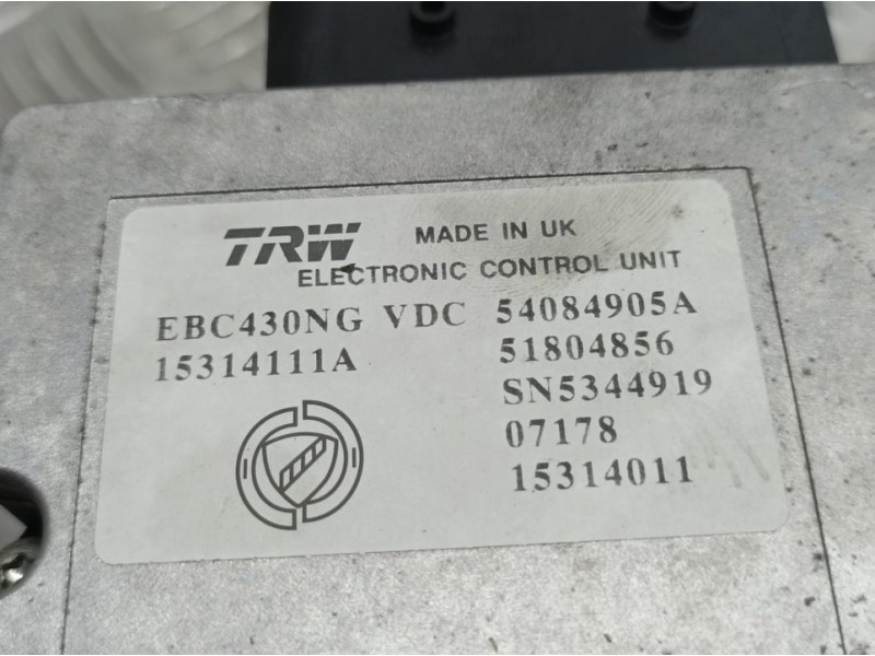 Recambio de abs para alfa romeo 159 (140) 1.9 jtdm 16v / selective referencia OEM IAM 15314111A 54084905A TRW