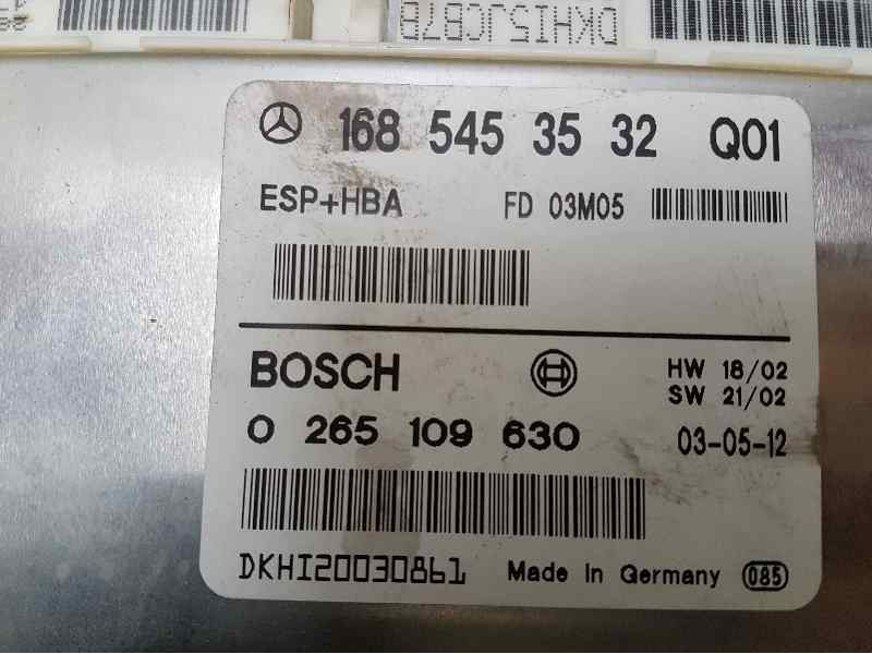 Recambio de centralita abs para mercedes-benz clase a (w168) 170 cdi (168.009) referencia OEM IAM 1685453532 0265109630 BOSCH