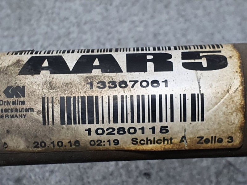 Recambio de transmision delantera izquierda para opel astra k lim. 5türig business referencia OEM IAM 13367061  