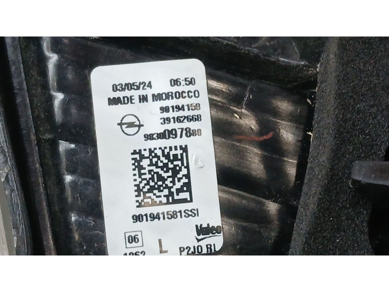 Recambio de piloto trasero izquierdo interior para opel corsa f (p2jo) 1.2 (68) referencia OEM IAM 9830097880 VALEO 39162668